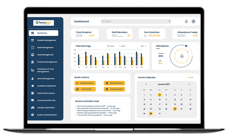GeniusPath — School Management System